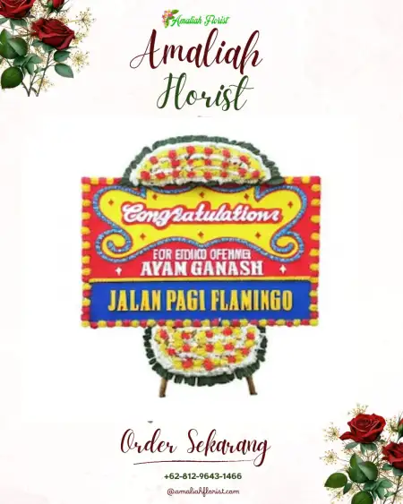 Sewa Papan Bunga Mendogo